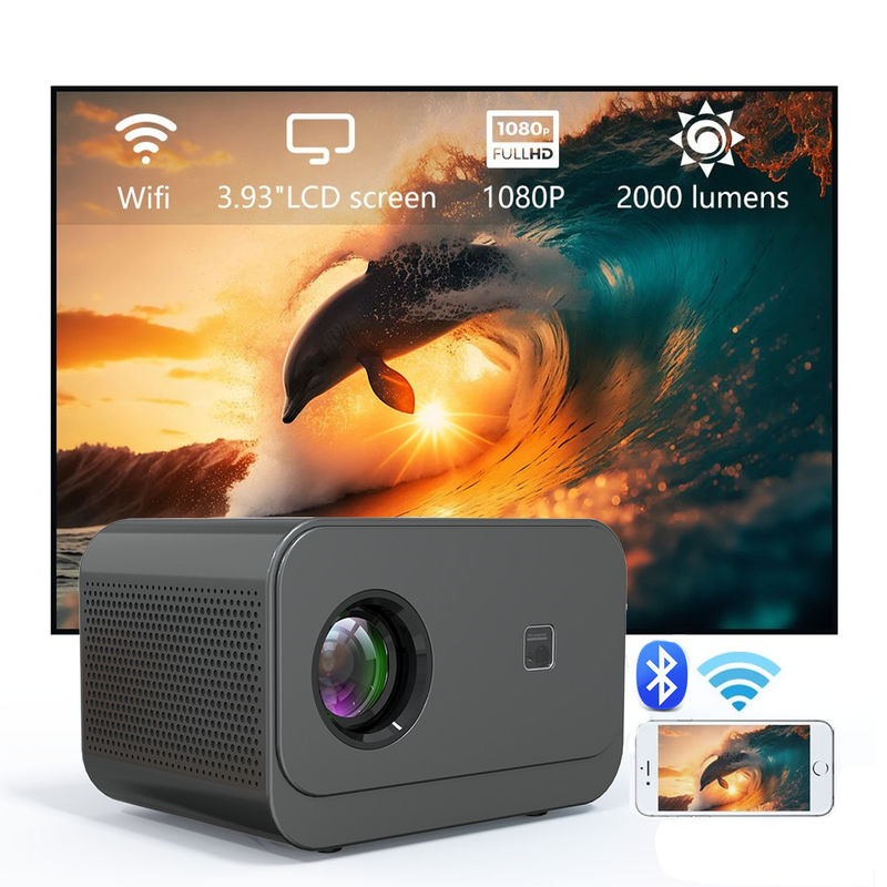Многофункциональный электрический фокус LED+LCD HDMI T300 проектор для домашнего кинотеатра