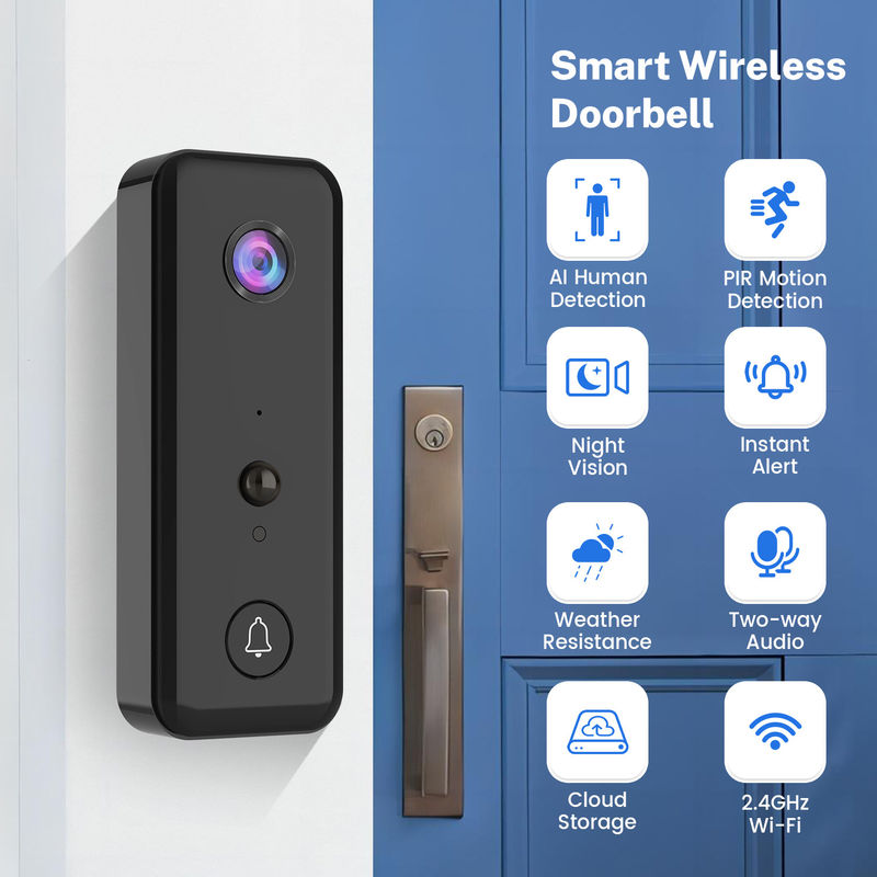 Умное облачное хранилище Визуальный колокол H9 с камерой Wi-Fi сеть, поддержка приложений для домашних квартир